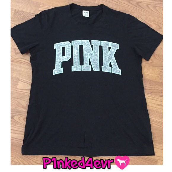 VS PINK Set Bling Campus Tee/Ultimate Leggings - Picture 3 of 8